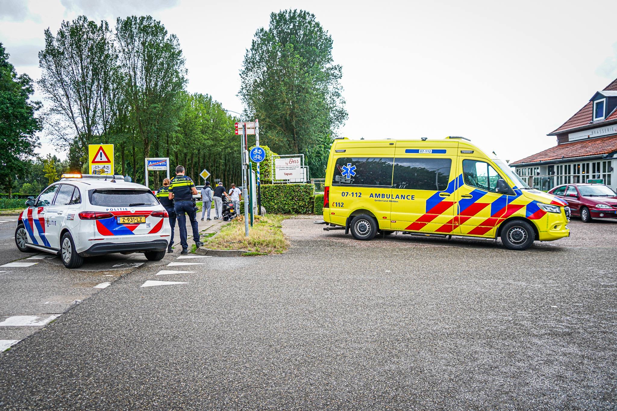 Scooterrijder gewond bij eenzijdig ongeval