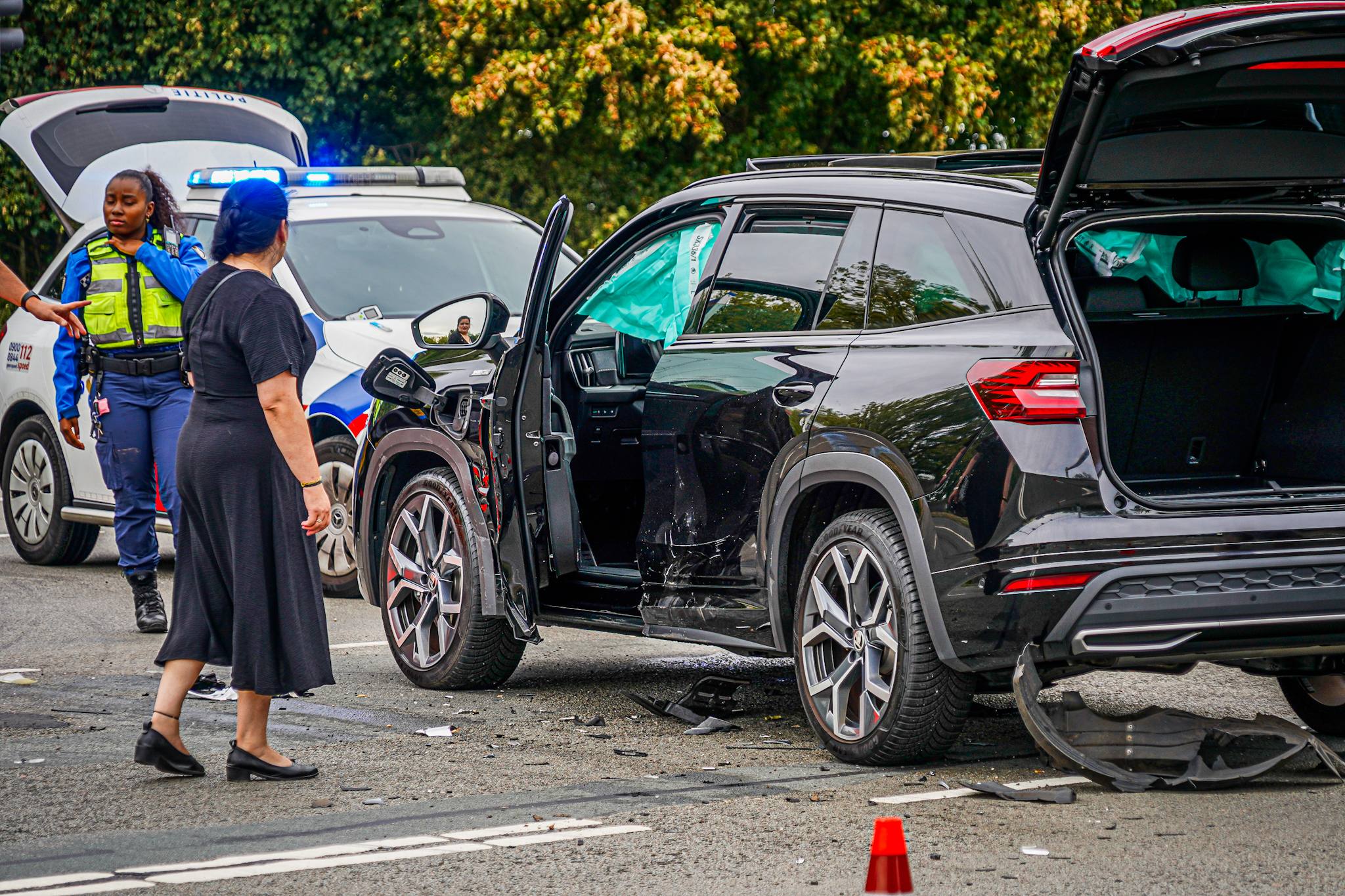 Aanrijding zorgt voor flinke verkeershinder - foto