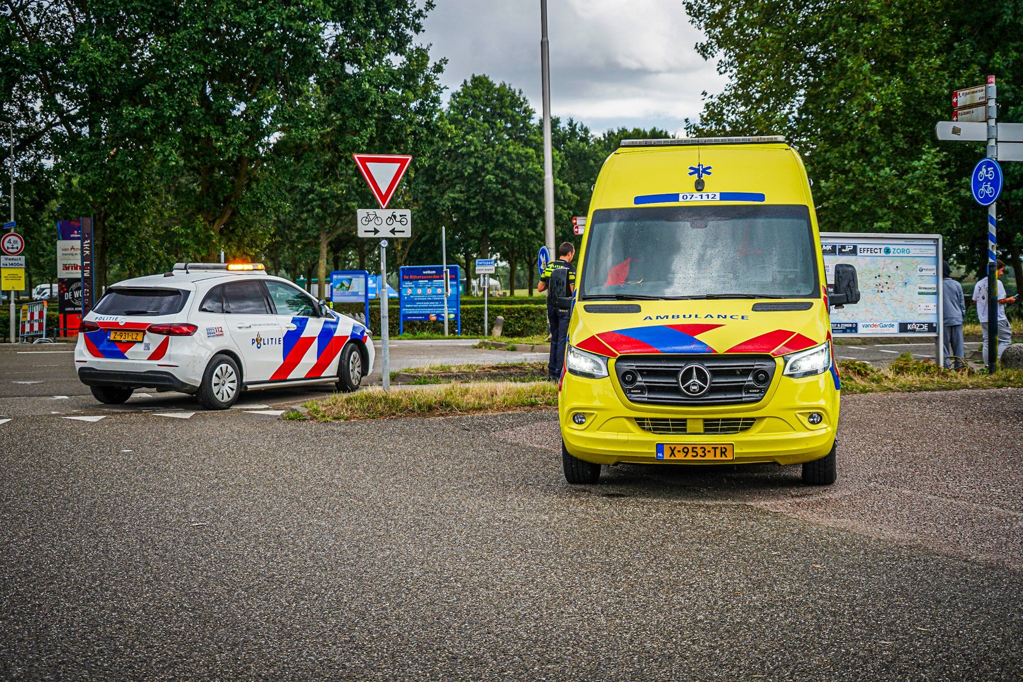 Scooterrijder gewond bij eenzijdig ongeval - foto