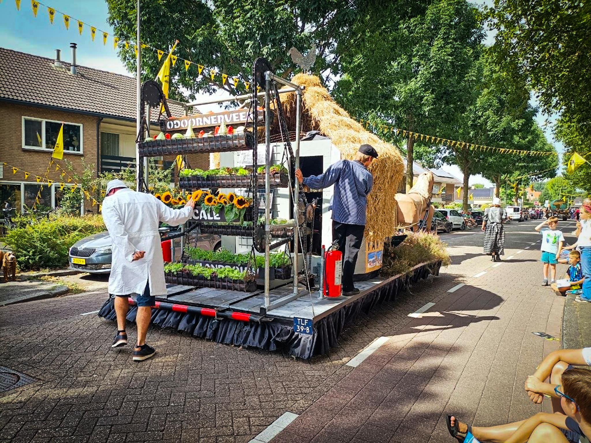 Grote optocht Stöppelhane van start in Raalte - foto