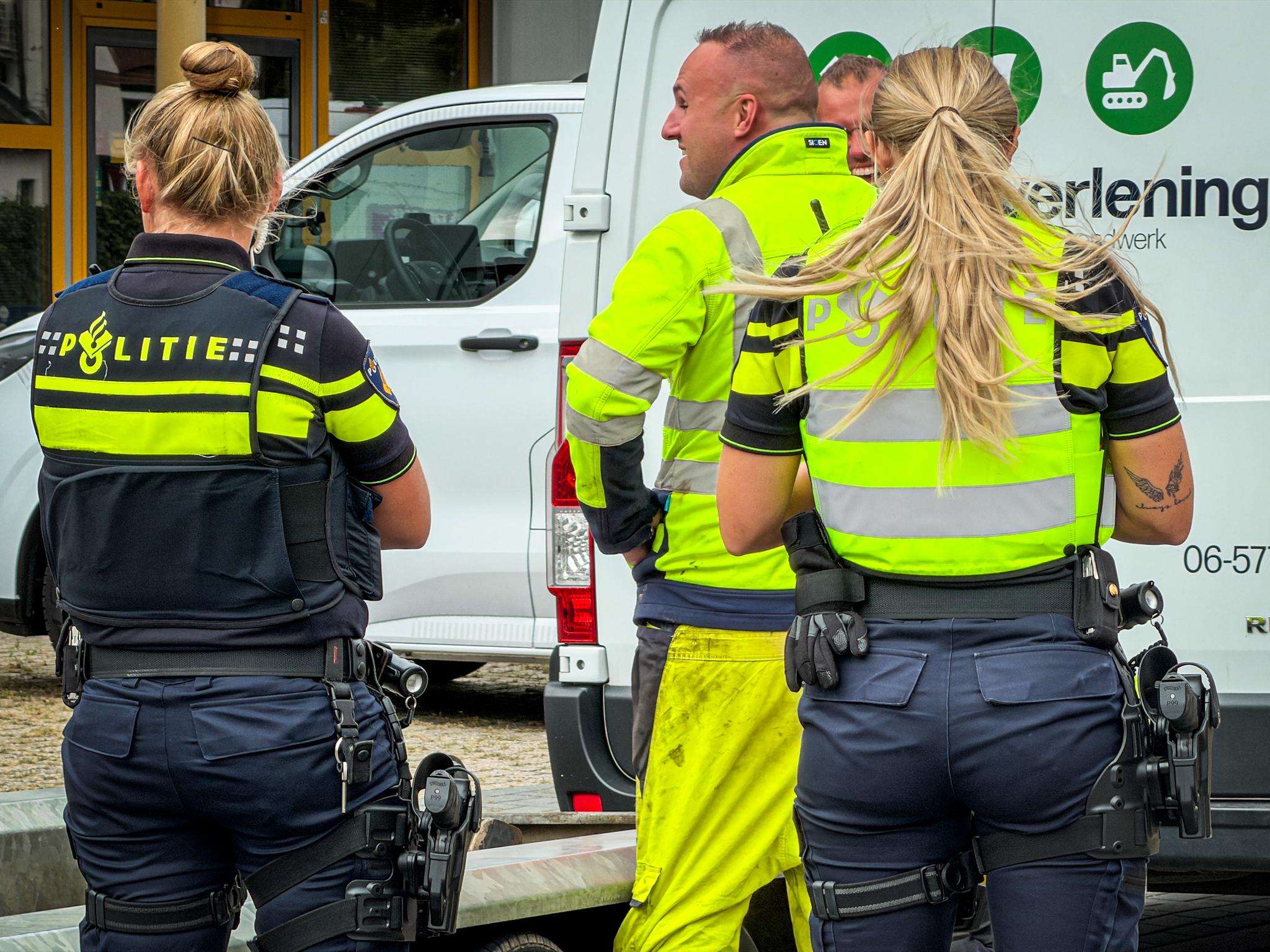 Mogelijk gevaarlijke stof vrijgekomen tijdens werkzaamheden - foto