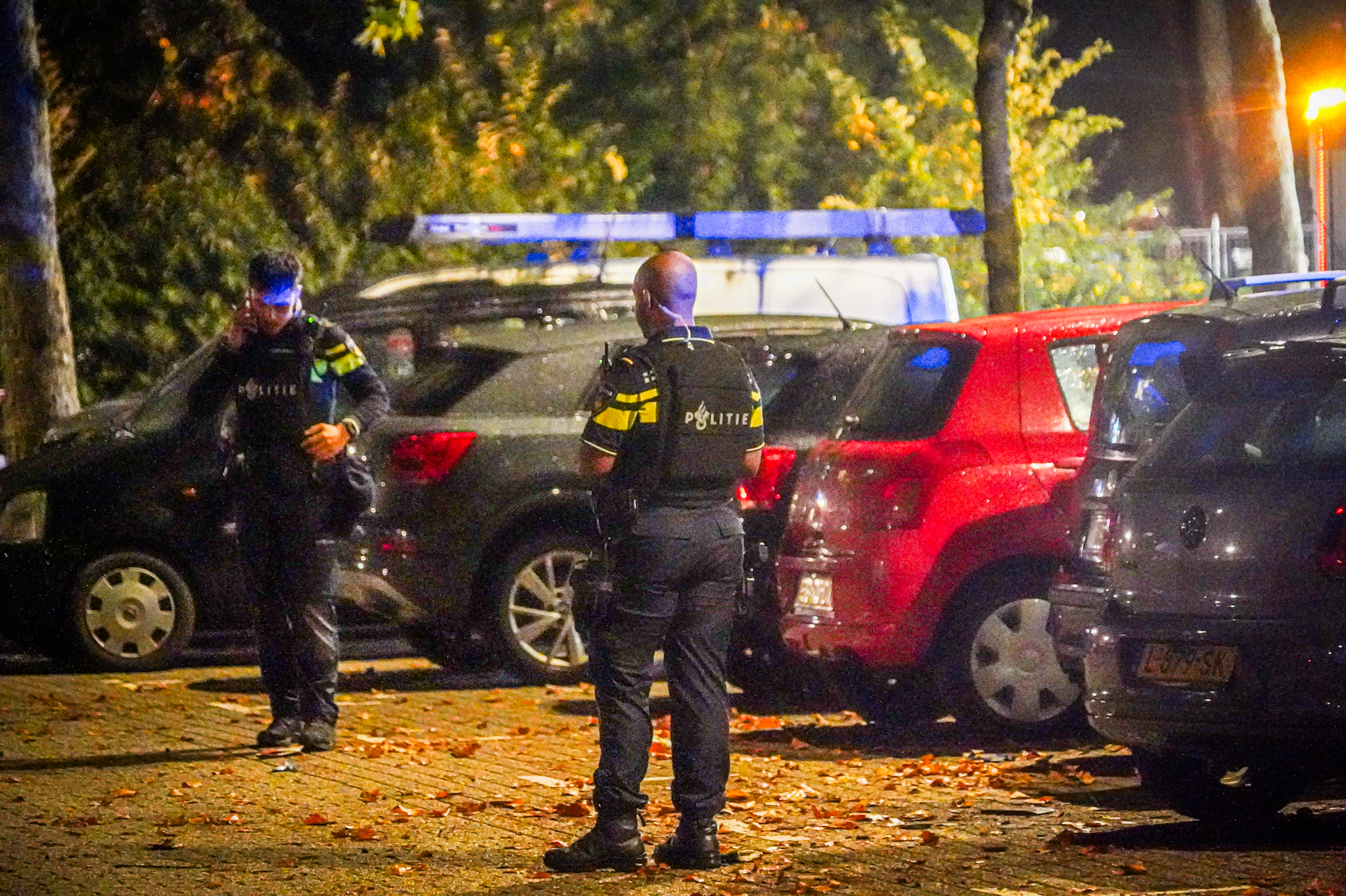 Grote brand in flatgebouw, bewoners geëvacueerd - foto